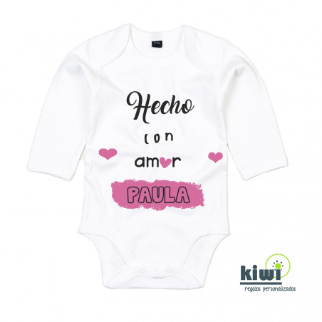 BODY HECHO CON AMOR MANGA LARGA