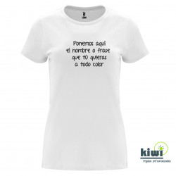 CAMISETA ENTALLADA...