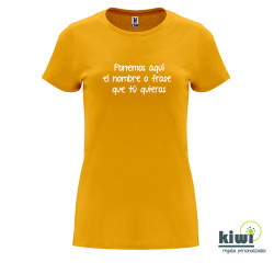 CAMISETA ENTALLADA PERSONALIZADA A UN COLOR