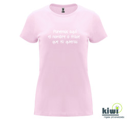 CAMISETA ENTALLADA PERSONALIZADA A UN COLOR