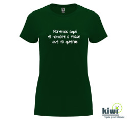CAMISETA ENTALLADA PERSONALIZADA A UN COLOR