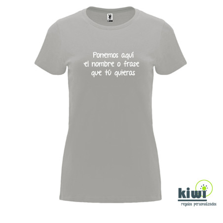 CAMISETA ENTALLADA PERSONALIZADA A UN COLOR