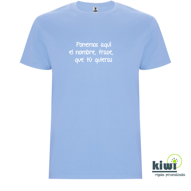 CAMISETA UNISEX PERSONALIZADA A UN COLOR
