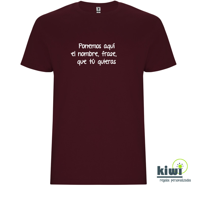 CAMISETA UNISEX PERSONALIZADA A UN COLOR