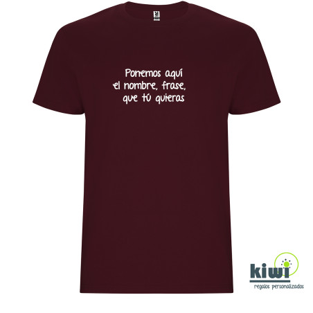 CAMISETA UNISEX PERSONALIZADA A UN COLOR