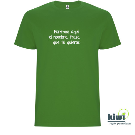 CAMISETA UNISEX PERSONALIZADA A UN COLOR