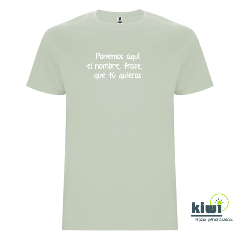 CAMISETA UNISEX PERSONALIZADA A UN COLOR