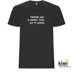 CAMISETA UNISEX PERSONALIZADA A UN COLOR