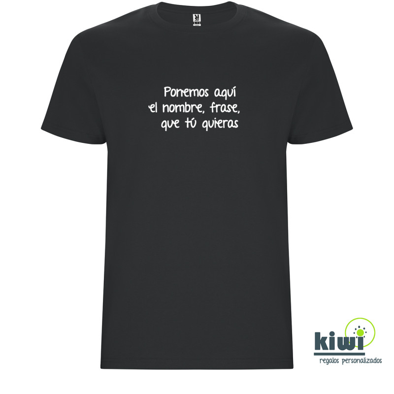 CAMISETA UNISEX PERSONALIZADA A UN COLOR