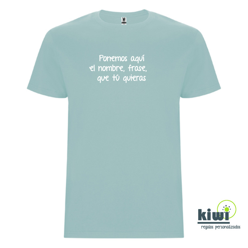 CAMISETA INFANTIL PERSONALIZADA A UN COLOR