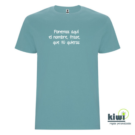 CAMISETA INFANTIL PERSONALIZADA A UN COLOR