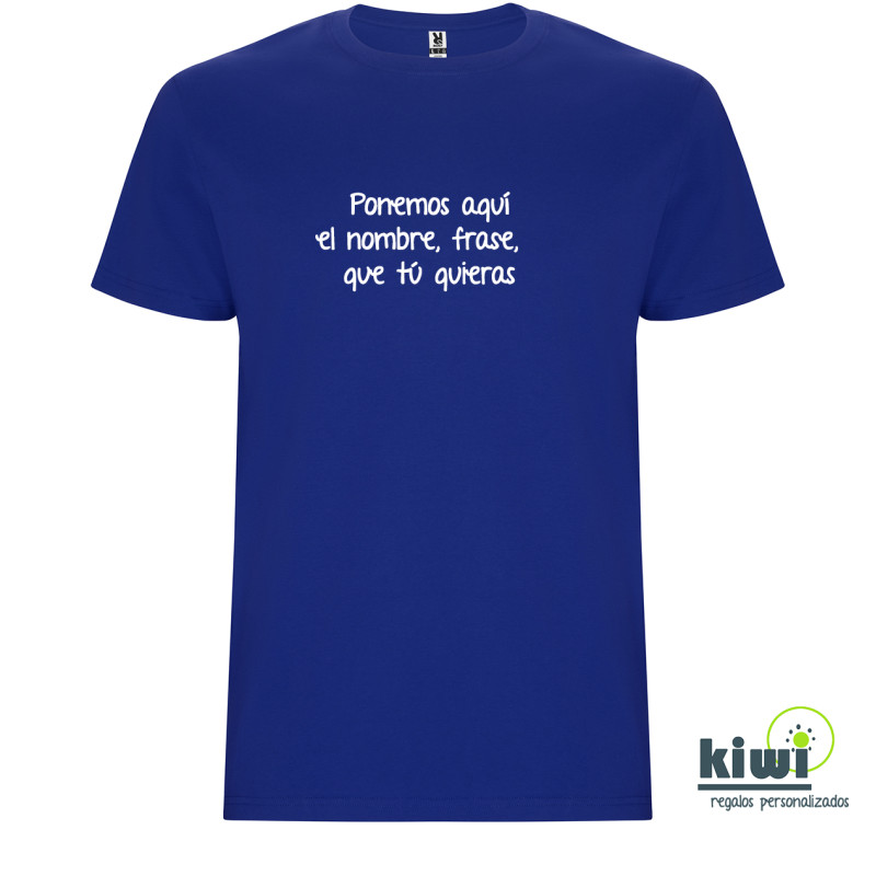 CAMISETA INFANTIL PERSONALIZADA A UN COLOR