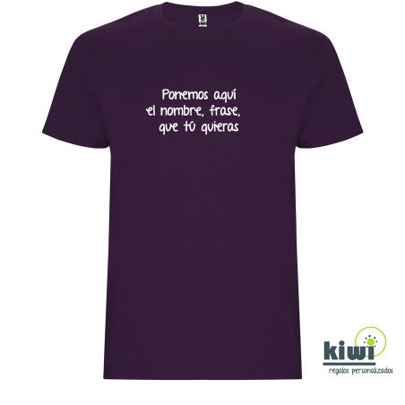 CAMISETA INFANTIL PERSONALIZADA A UN COLOR