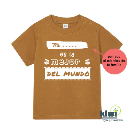 CAMISETA MEJOR DEL MUNDO COLOR