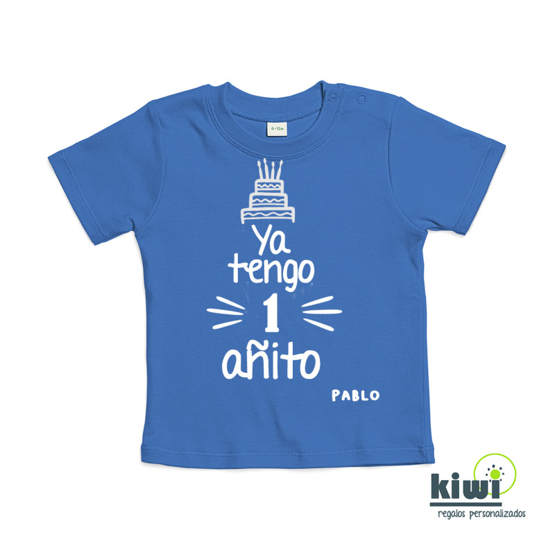CAMISETA UN AÑITO COLOR
