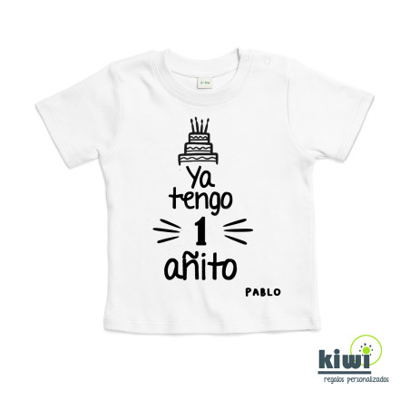 CAMISETA UN AÑITO COLOR