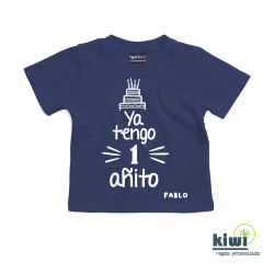 CAMISETA UN AÑITO COLOR