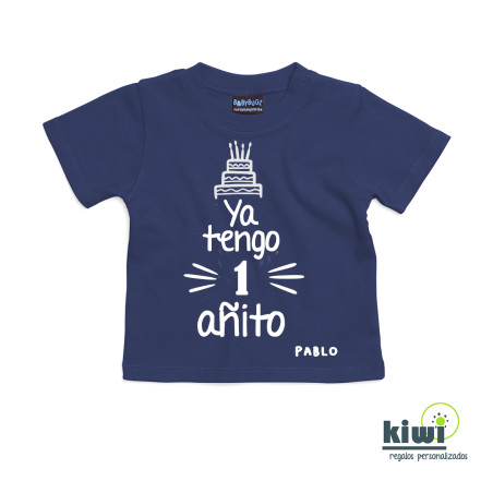 CAMISETA UN AÑITO COLOR