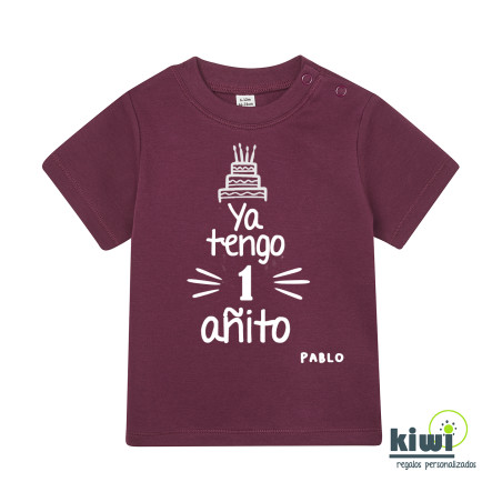 CAMISETA UN AÑITO COLOR