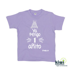 CAMISETA UN AÑITO COLOR