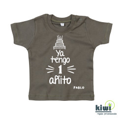 CAMISETA UN AÑITO COLOR