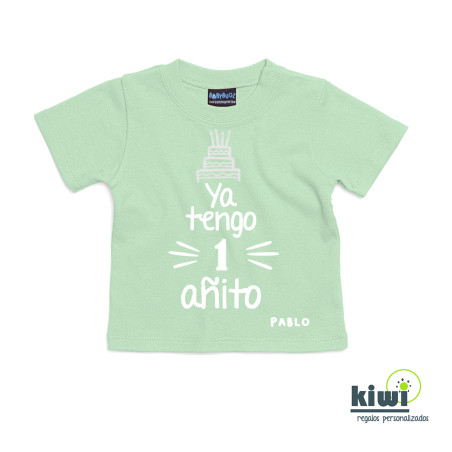CAMISETA UN AÑITO COLOR