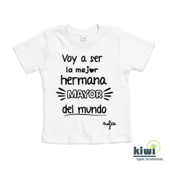 CAMISETA HERMANA MAYOR COLOR