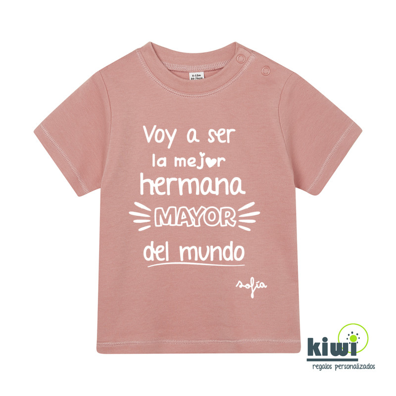 CAMISETA HERMANA MAYOR COLOR