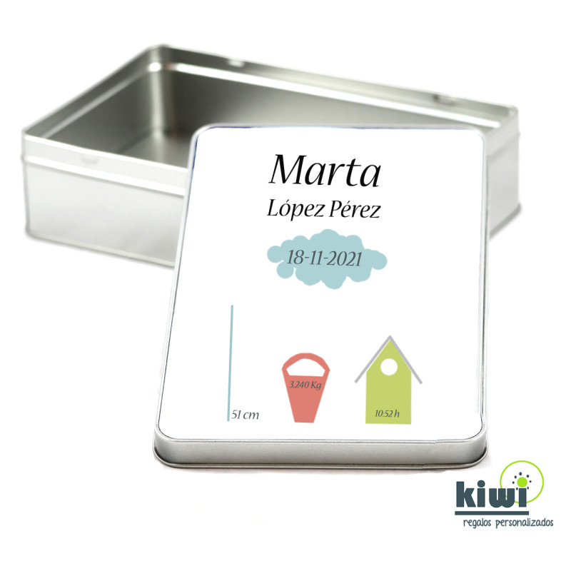 CAJA RECTANGULAR NACIMIENTO NUBE