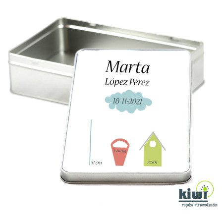 CAJA RECTANGULAR NACIMIENTO NUBE