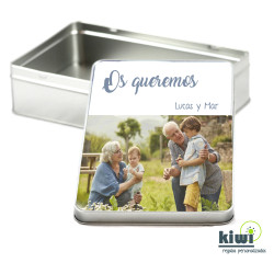 CAJA RECTANGULAR FOTO ABUELOS