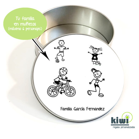 CAJA REDONDA FAMILIA