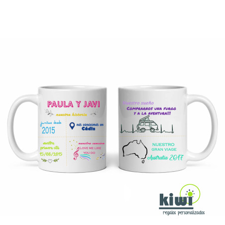 TAZA NUESTRA HISTORIA