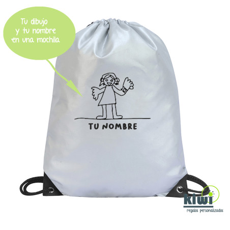 MOCHILA SACO COLOR DIBUJO