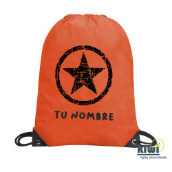 MOCHILA SACO COLOR ESTRELLA