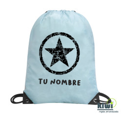 MOCHILA SACO COLOR ESTRELLA