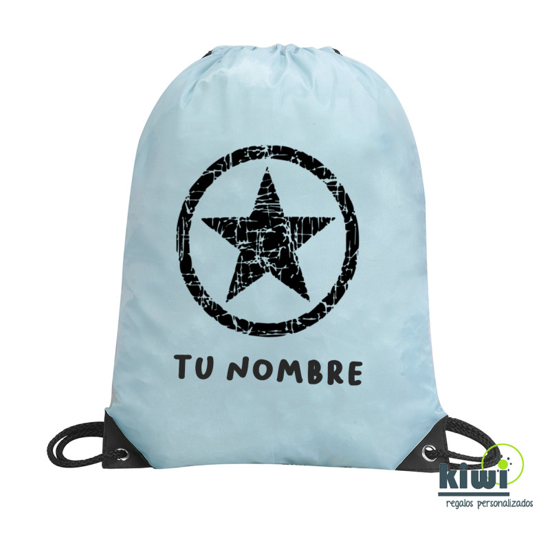 MOCHILA SACO COLOR ESTRELLA