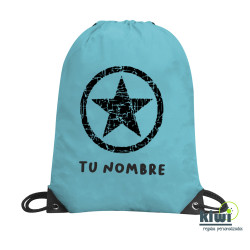 MOCHILA SACO COLOR ESTRELLA