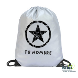 MOCHILA SACO COLOR ESTRELLA