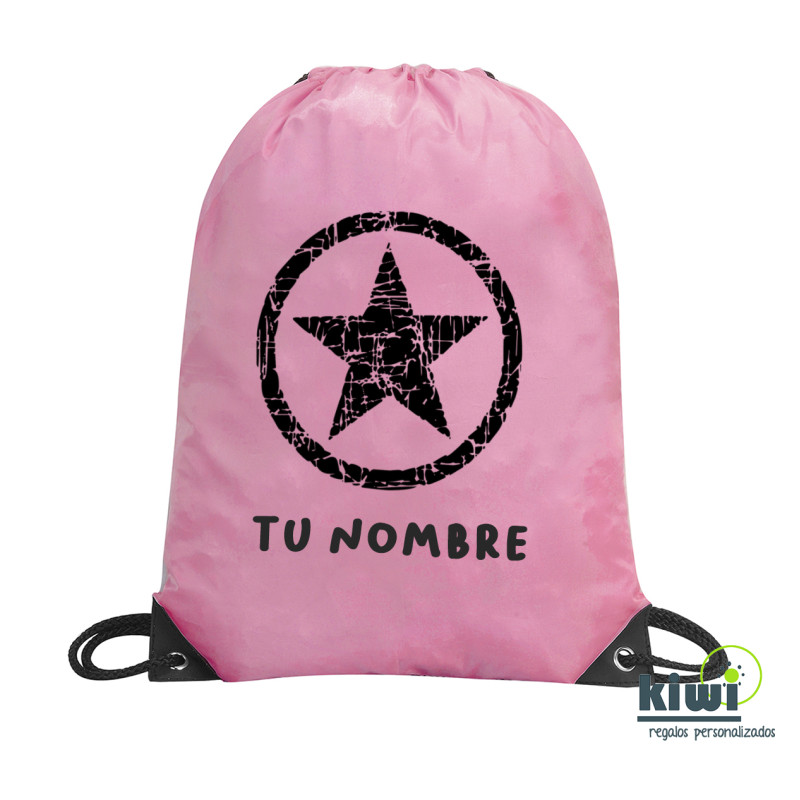 MOCHILA SACO COLOR ESTRELLA