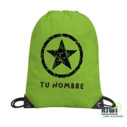 MOCHILA SACO COLOR ESTRELLA