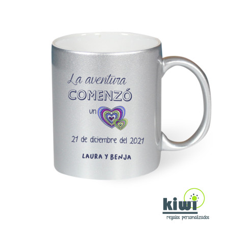 TAZA PLATEADA AVENTURA