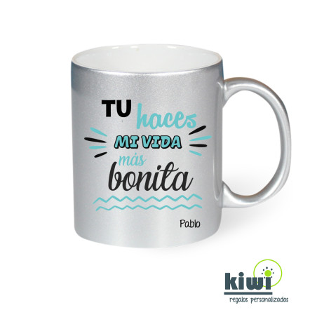 TAZA PLATEADA MI VIDA