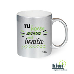 TAZA PLATEADA MI VIDA
