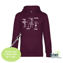 SUDADERA ENTALLADA DIBUJO
