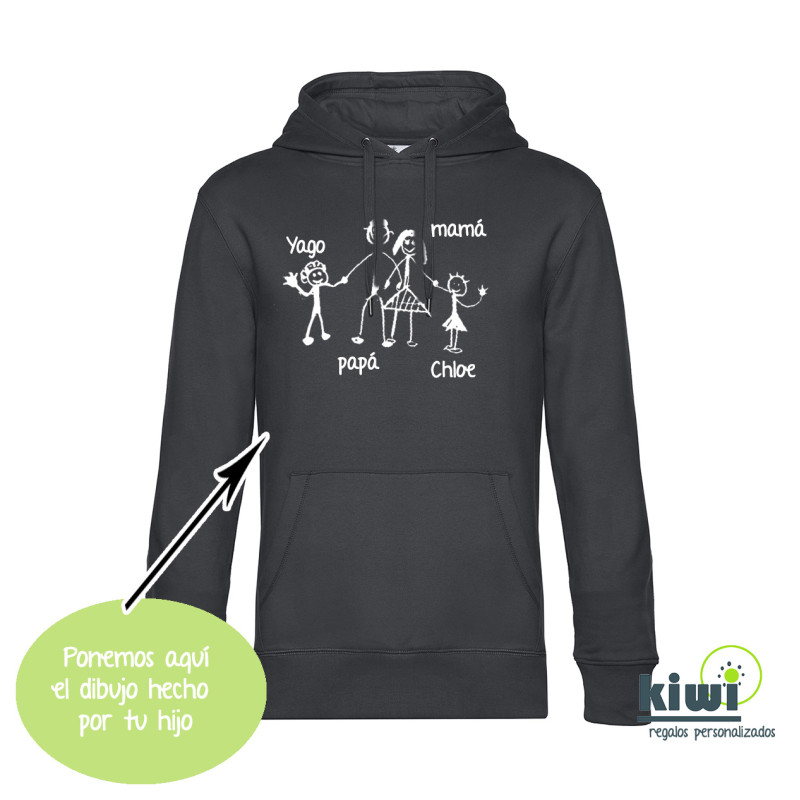 SUDADERA ENTALLADA DIBUJO