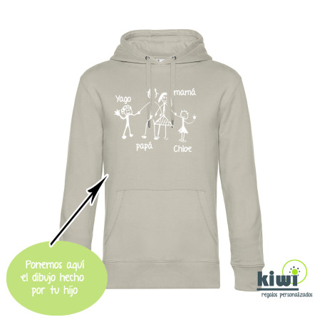 SUDADERA ENTALLADA DIBUJO
