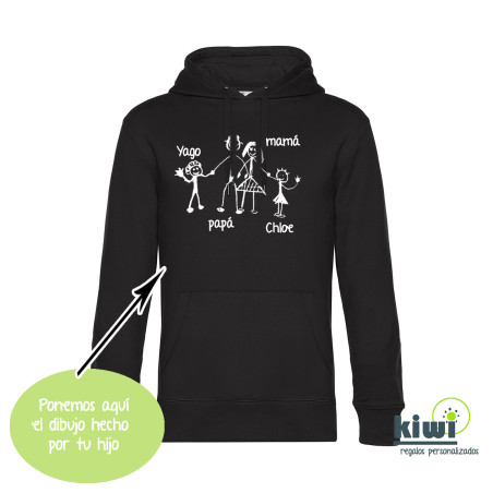 SUDADERA UNISEX DIBUJO