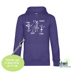 SUDADERA UNISEX DIBUJO