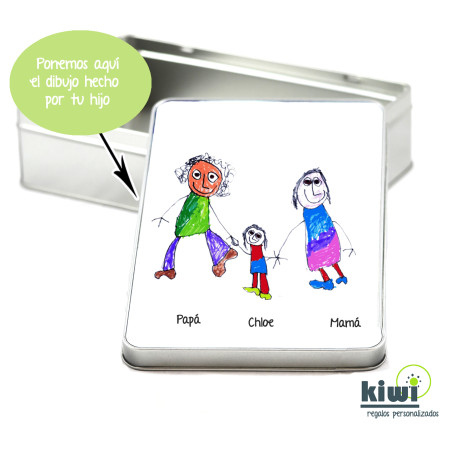 CAJA RECTANGULAR DIBUJO
